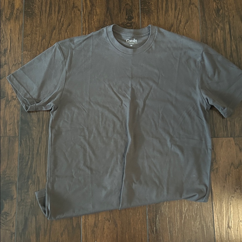 Comfrt Basic Crewneck T-Shirt in Steel Gray